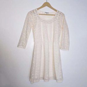 Charlotte Russe Cream Lace Dress Size Sm